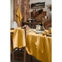 Nappe rectangle 170 x 250 cm en lin lavé Soline miel Jaune