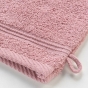 2 gants de toilette 15 x 21 cm eponge unie tendresse Bois De Rose
