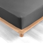 Pack parure 260 x 240 cm en percale 78 Fils + DH 160x200 cm Acier