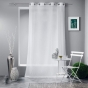 Lot de 2 voilages 140 x 240 cm polycoton uni Mitsy Blanc