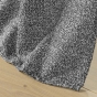 Voilage a oeillets 140 x 280 cm effet lainage Loulaine Noir