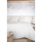 Couette coton anti acariens 200 x 200 cm celeste Blanc