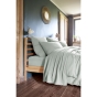 Drap plat 270 x 300 cm – Gaze de coton Gaïa eucalyptus