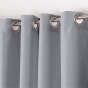 Lot de 2 rideaux spécial petites fenêtres 140 x 180 cm Essentiel Gris