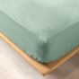 Pack parure de couette 260 x 240 cm Doris + DH 160x200 cm Sauge