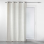 Rideau occutant 140 x 240 cm en velours relief Analia Naturel
