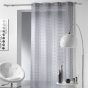 Panneau a oeillets 140 x 240 cm voile sable candide Gris