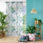 Panneau a oeillets 140 x 240 cm voile sable imprime feerie Blanc