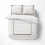 Raffinement Naturel - Housse de Couette Lauraline 260 x 240 cm en Coton et Lin
