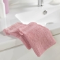 2 gants de toilette 15 x 21 cm eponge unie tendresse Bois De Rose