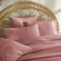 Taie d'oreiller brodée 50 x 70 cm Jeanne Vieux rose