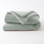 Édredon 180 x 240 cm - Double Gaze de Coton 125 gr/m² - Uni Gaïa Eucalyptus