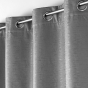 Lot de 2 Rideaux  à oeillets coupe froid 140 x 260 cm jacquard Polarine Gris