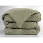 Housse de couette double gaze de coton luxe  240 x 220 cm Gaia Romarin