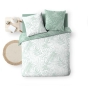Housse de couette réversible 240 x 220 cm – Coton 57 fils Cassia Sauge