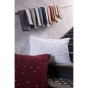 Lot de 2 Taies d'oreiller gaze de coton brodée fil or 60 x 60 cm Gaia Chic Jaune
