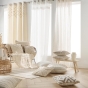 Coussin dehoussable compresse 60 x 60 cm coton/polyester fantaisie santos Sans