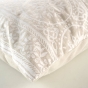 Coussin dehoussable 40 x 60 cm polycoto isalina Blanc
