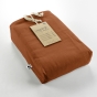 Housse de couette chaude en flanelle 240 x 220 cm Candice Orange