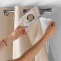 Rideau occultant/thermique/phonique doublure amovible 140 x 260 cm Coverline Beige