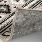 Tapis rectangle 68 x 110 cm viscose tissee sakari Taupe