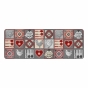 Tapis rectangle 45 x 120 cm mousse imprimee rustico Sans