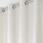 Lot de 2 Rideaux occutant 140 x 240 cm en velours relief Analia Naturel