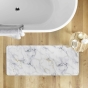 Tapis de bain 50 x 120 cm ultra-absorbant metallise venor Sans