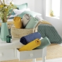 Lot de 2 draps housse king size 180 x 200 cm coton 57 fils Emeraude