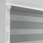 Store enrouleur jour et nuit 45 x 180 cm polyester daynight Gris