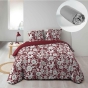 Pack parure de couette 240 x 220 cm Milady + drap housse 140 x 190 x 30 Gris