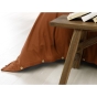 Housse de couette chaude en flanelle 240 x 220 cm Candice Orange