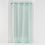 Voilage a oeillets 140 x 240 cm voile sablé Sandra Menthe