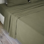Drap plat 240 x 300 cm flanelle de coton chaude - Candice Romarin