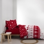 Parure de couette 240 x 220 cm en flanelle Floconette