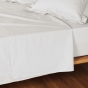 Drap plat 2 pers. 240 x 300 cm coton 57 fils Lina Blanc