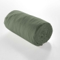 Drap housse 2 personnes 160 x 200 cm double gaze coton 57 fils Angelia Kaki