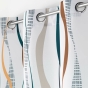 Rideau a oeillets 140 x 260 cm polyester imprime Lisana