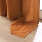 Lot de 2 Rideaux a oeillets 135 x 260 cm coton recyclé Twily Camel