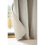 Rideau petite hauteur 140 x 180 cm occultant doublé polaire Bjorn Beige