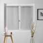 Paire droite anneaux 2 x 60 x 160 cm voile tisse milza Gris