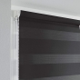 Store enrouleur jour et nuit 45 x 180 cm polyester daynight Noir