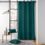 Coussin dehoussable  30 x 50 cm coton/polyester recycle grs twily Emeraude