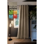 Rideau occultant isolant phonique + polaire 180 x 260 cm Inuit Beige
