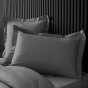 Taie d'oreiller vp 50 x 70 cm percale uni 78 fils percaline  +p. bourdon Acier