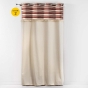 Lot de 2 Rideaux  tamisant en coton 140 x 240 cm Atlas Terracotta