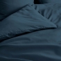 Housse de Couette Bleu en Percale de Coton - Douceur et Élégance 260 x 240 cm