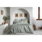 Housse de Couette 240 x 220 cm - Satin d’Eucalyptus Uni Lysandre Lichen