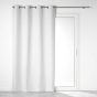 Lot de 2 Rideaux occultant double face 140 x 260 cm 100% microfibre Obscure Blanc