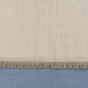 Lot de 2 voilages 140 x 240 cm voile sablé + jute Greenybel Bleu